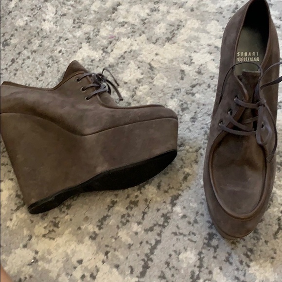 Stuart Weitzman Platform Booties sz 10 - Picture 6 of 6